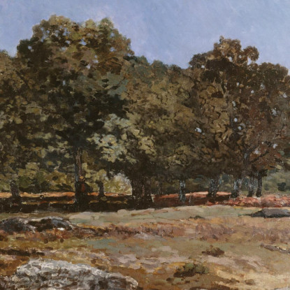 Bordo Della Foresta Di Fontainebleau Alfred Sisley asi52 quadro stampato su tela