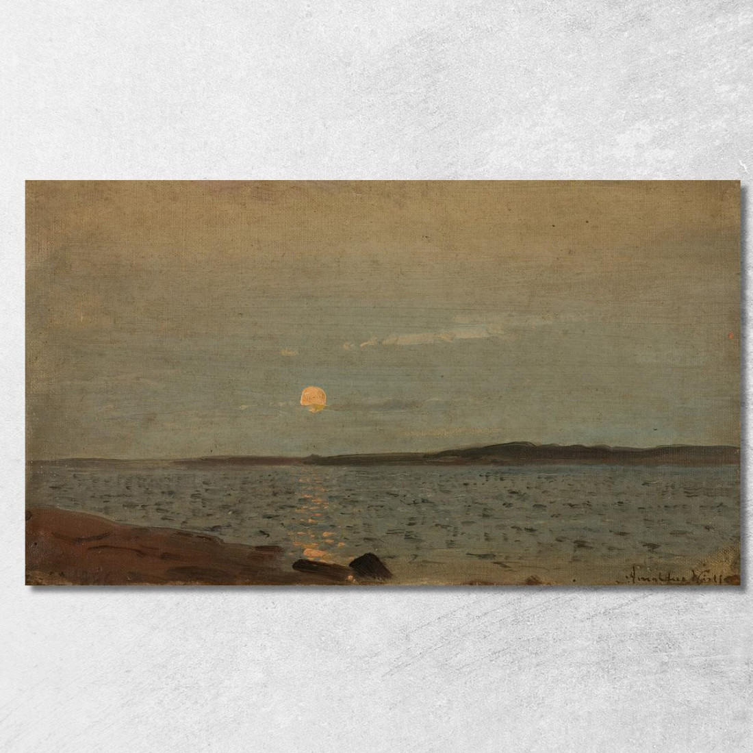 Luna D'Agosto Amaldus Nielsen ani22 quadro stampato su tela