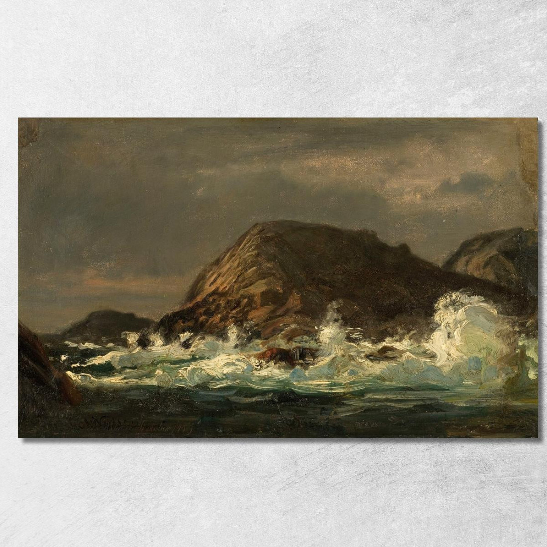 Dopo La Tempesta Spangereidleden Amaldus Nielsen ani33 quadro stampato su tela Dopo La Tempesta Spangereidleden Amaldus Nielsen ani33 quadro stampato su tela