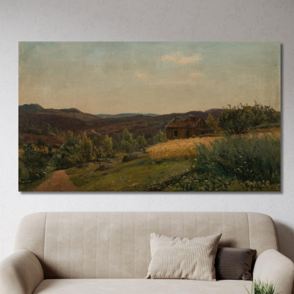 Da Gjervoldstad Mandal Amaldus Nielsen ani66 quadro stampato su tela