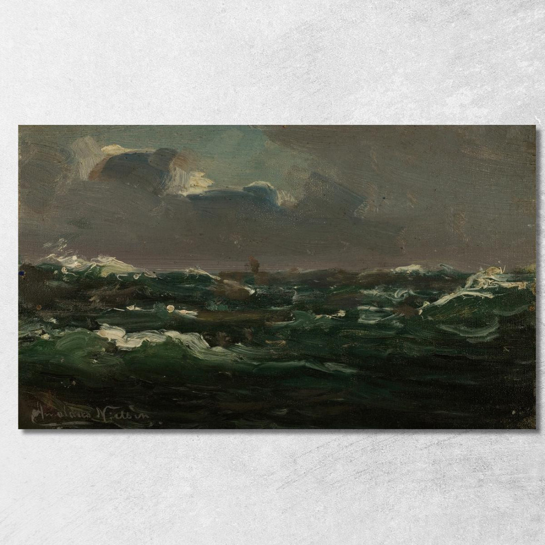 Il Mare Spagnolo Amaldus Nielsen ani217 quadro stampato su tela