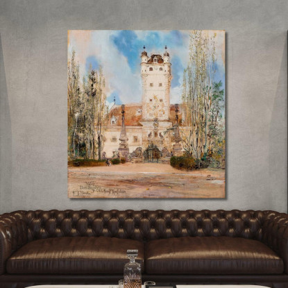 Castello Di Greillenstein Anton Romako arm29 quadro stampato su tela