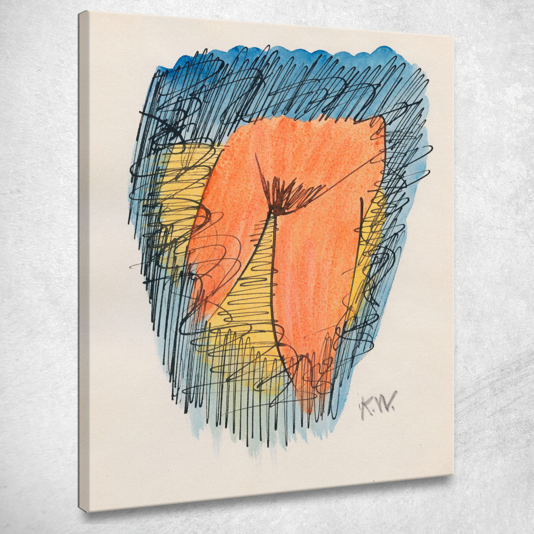 Dalla Mia Vita 50 Fogli V Karl Wiener kwn43 quadro stampato su tela Dalla Mia Vita 50 Fogli V Karl Wiener kwn43 quadro stampato su tela
