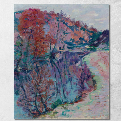 Rive Della Sedelle Crozant Armand Guillaumin agl7 quadro stampato su tela