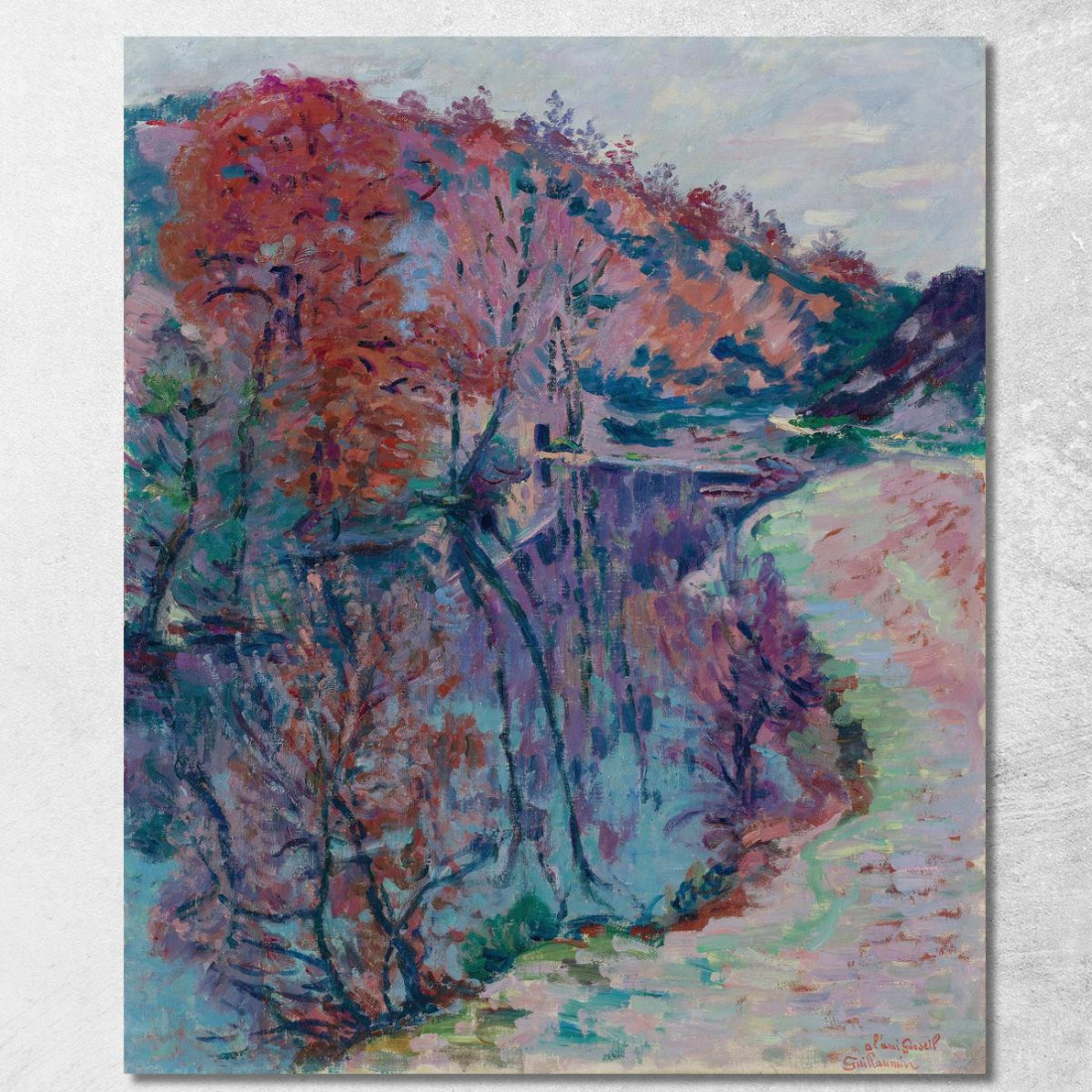 Rive Della Sedelle Crozant Armand Guillaumin agl7 quadro stampato su tela Rive Della Sedelle Crozant Armand Guillaumin agl7 quadro stampato su tela