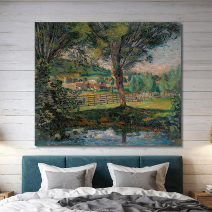 Lo Stagno Dei Salici Île-De-France Armand Guillaumin agl24 quadro stampato su tela