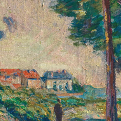 Il Sentiero Di Alaggio A Charenton Île-De-France Armand Guillaumin agl32 quadro stampato su tela