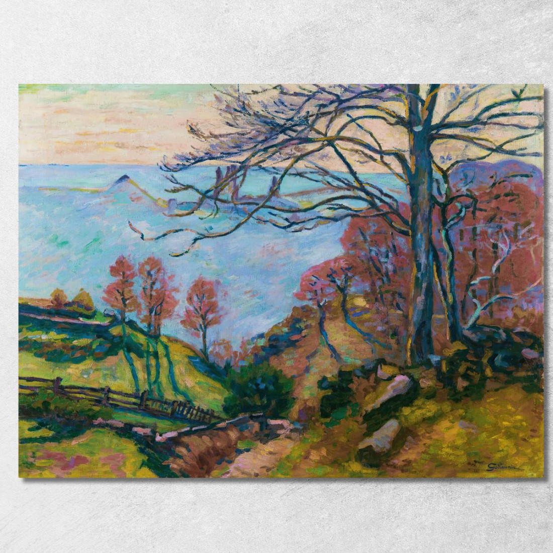 Les Bréjots Armand Guillaumin agl41 quadro stampato su tela