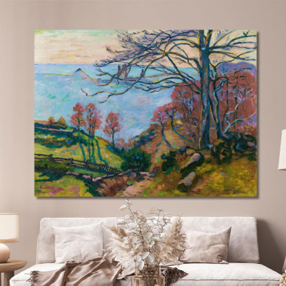 Les Bréjots Armand Guillaumin agl41 quadro stampato su tela