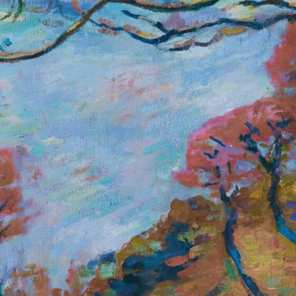 Les Bréjots Armand Guillaumin agl41 quadro stampato su tela