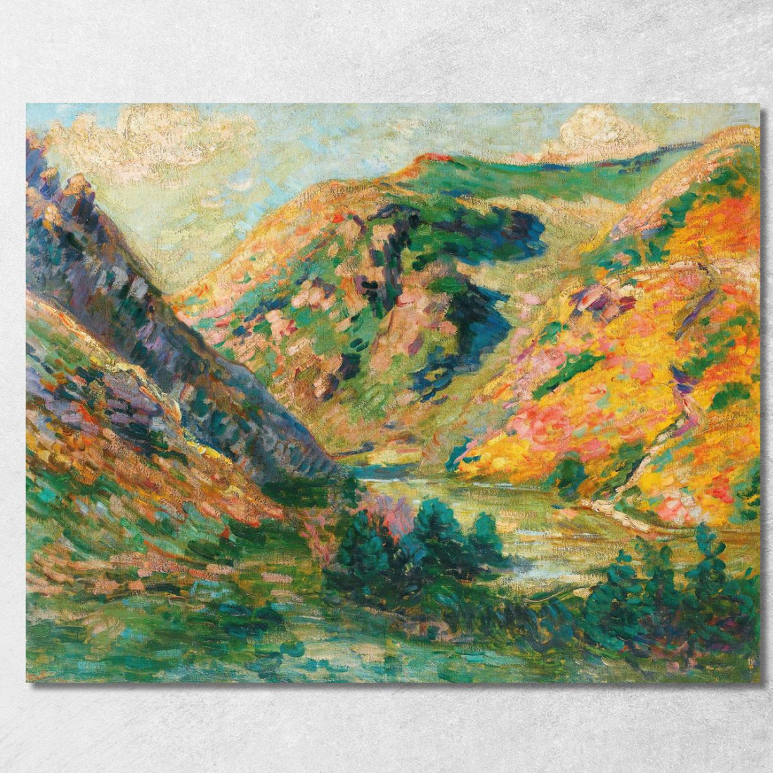 Les Carolles Valle Della Lude Armand Guillaumin agl42 quadro stampato su tela Les Carolles Valle Della Lude Armand Guillaumin agl42 quadro stampato su tela