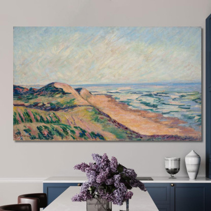 Le Dune Île De Ré Armand Guillaumin agl43 quadro stampato su tela
