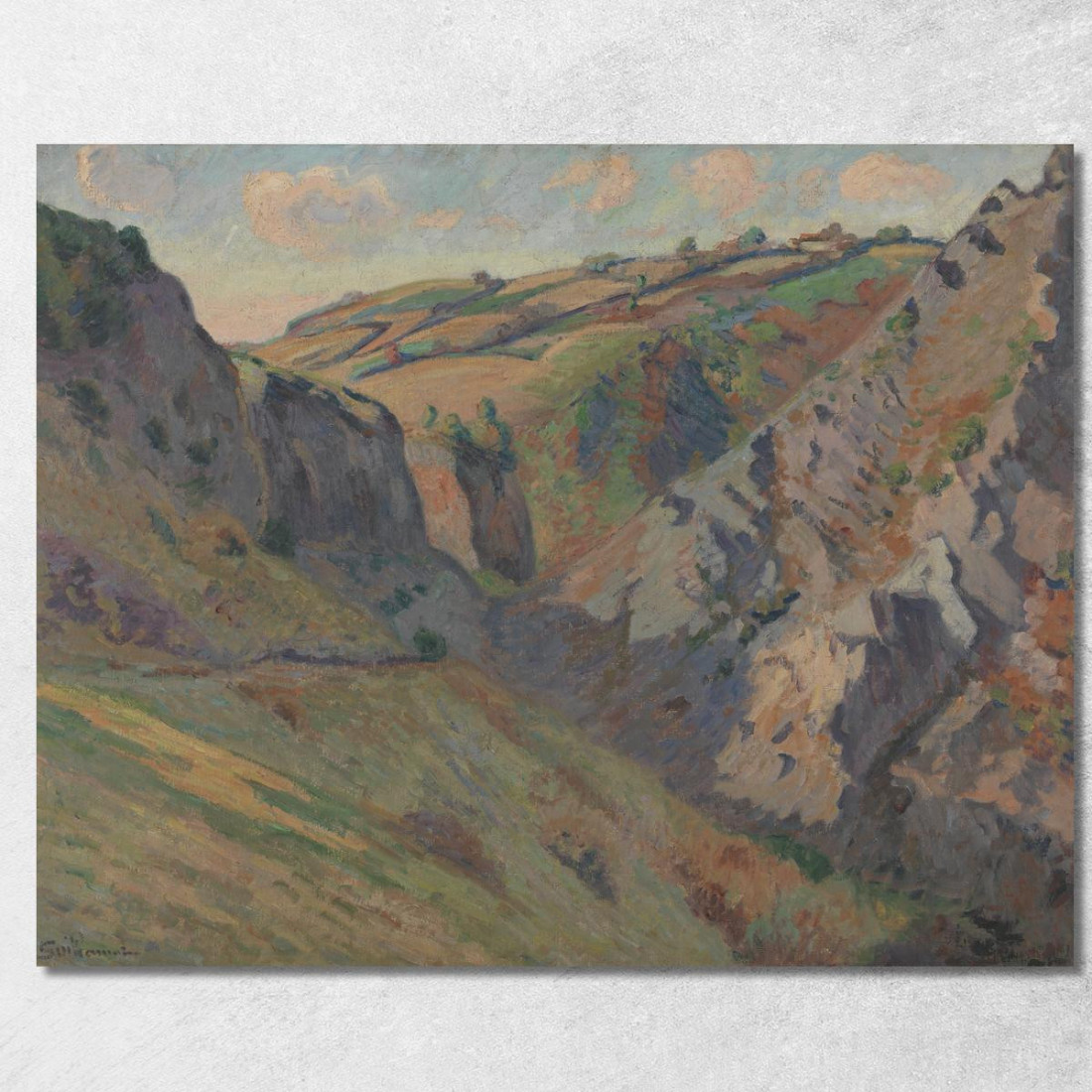 Le Grotte Di Prunal Presso Pontgibaud Alvernia Armand Guillaumin agl44 quadro stampato su tela Le Grotte Di Prunal Presso Pontgibaud Alvernia Armand Guillaumin agl44 quadro stampato su tela