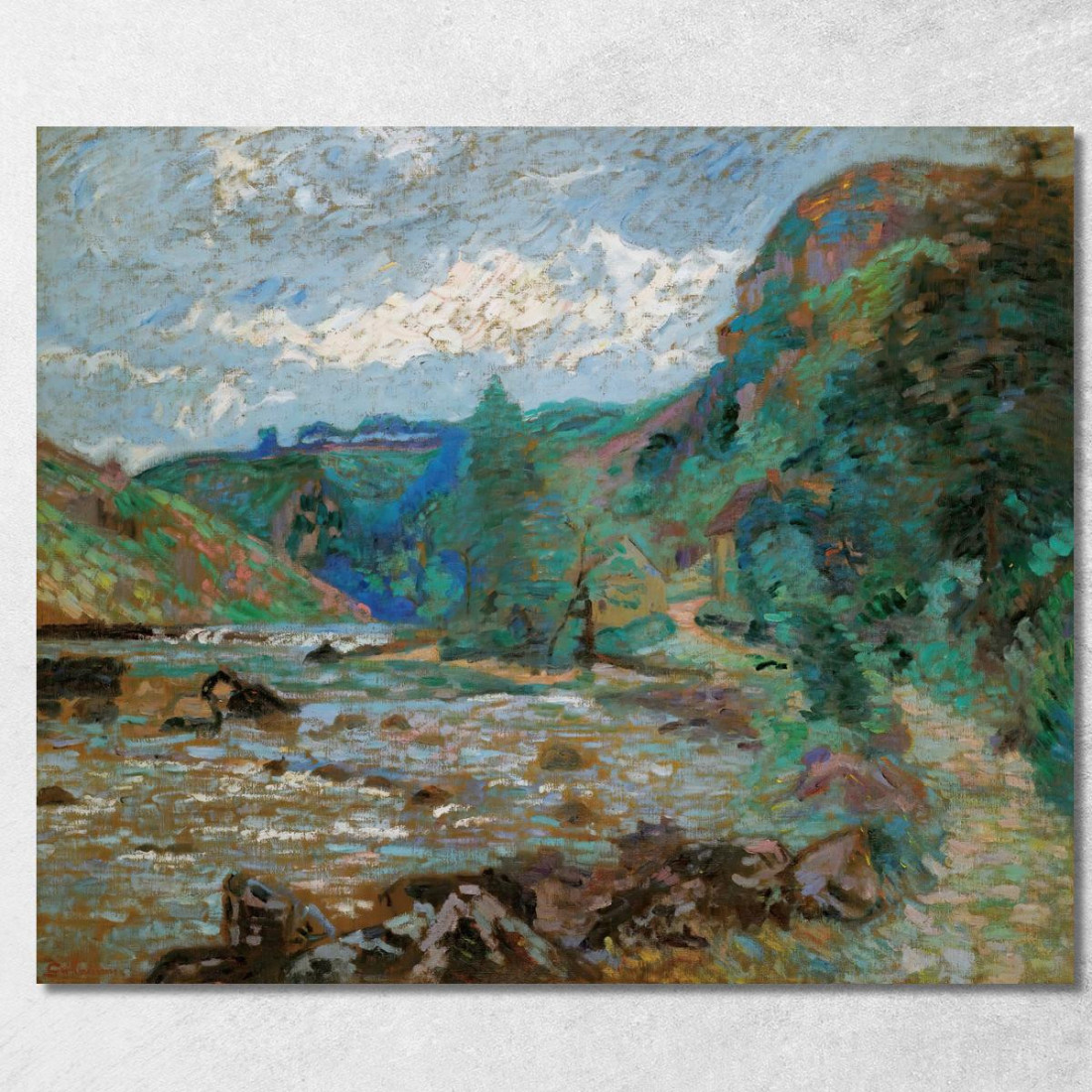 Mulino Bouchardon Crozant Armand Guillaumin agl49 quadro stampato su tela Mulino Bouchardon Crozant Armand Guillaumin agl49 quadro stampato su tela
