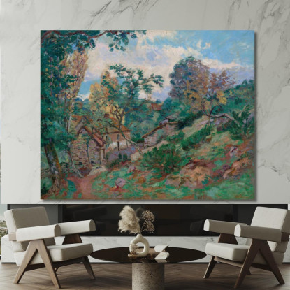 Paesaggio 2 Armand Guillaumin agl53 quadro stampato su tela