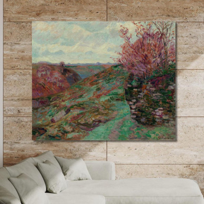 Paesaggio 3 Armand Guillaumin agl54 quadro stampato su tela