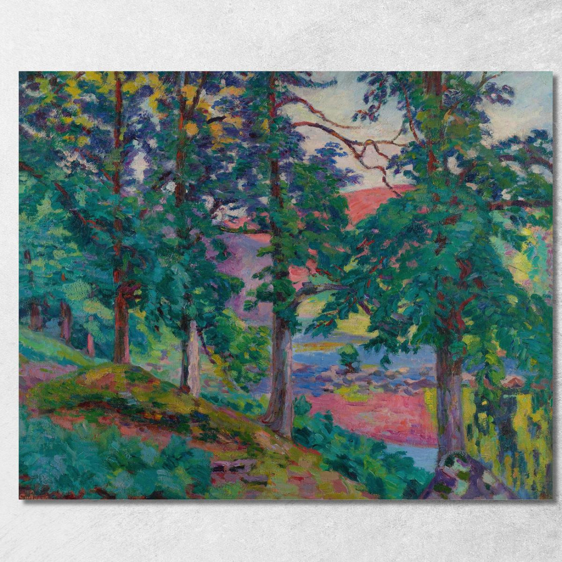 Paesaggio Della Creuse 2 Armand Guillaumin agl58 quadro stampato su tela Paesaggio Della Creuse 2 Armand Guillaumin agl58 quadro stampato su tela