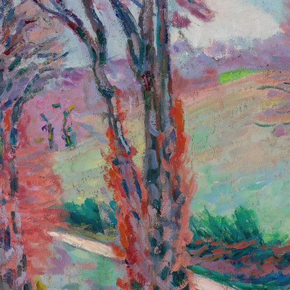 Paesaggio Della Creuse 3 Armand Guillaumin agl59 quadro stampato su tela