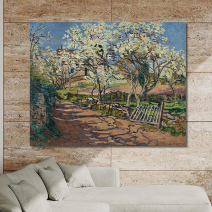 Paesaggio Di Primavera Armand Guillaumin agl65 quadro stampato su tela