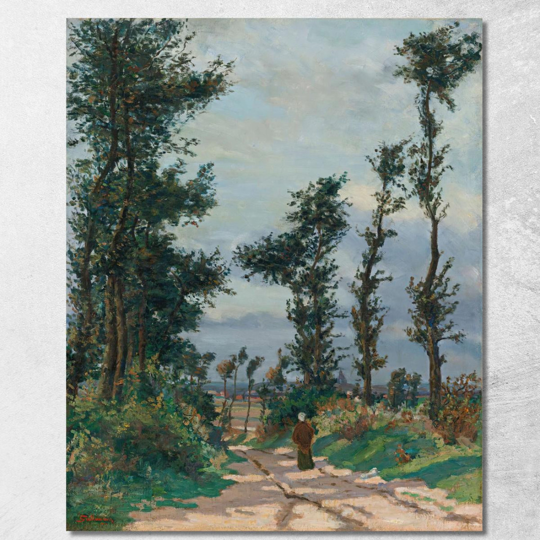 Paesaggio Dell'Île-De-France 2 Armand Guillaumin agl67 quadro stampato su tela Paesaggio Dell'Île-De-France 2 Armand Guillaumin agl67 quadro stampato su tela