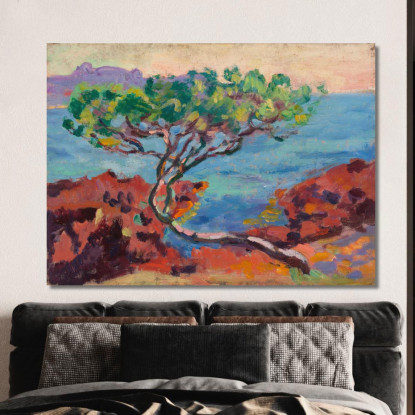 Paesaggio Marittimo Armand Guillaumin agl69 quadro stampato su tela