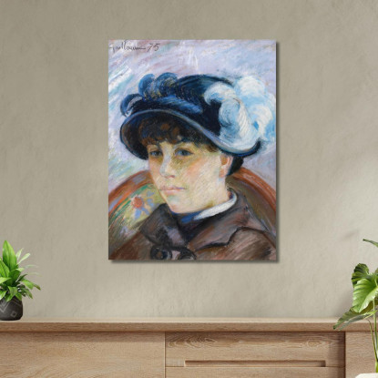 Ritratto Di Giovane Donna Armand Guillaumin agl73 quadro stampato su tela