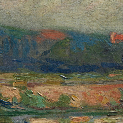 Le Rive Della Marna A Charenton Armand Guillaumin agl90 quadro stampato su tela