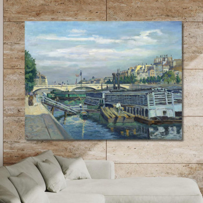 Il Ponte Di Luigi Filippo Armand Guillaumin agl91 quadro stampato su tela