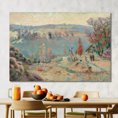Valle Della Sedelle A Pont Charraud Gelata Bianca Armand Guillaumin agl92 quadro stampato su tela