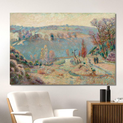 Valle Della Sedelle A Pont Charraud Gelata Bianca Armand Guillaumin agl92 quadro stampato su tela
