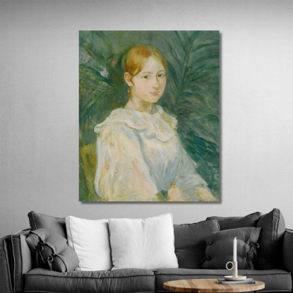 Alice Gamby A Mezzo Busto Berthe Morisot bmr1 quadro stampato su tela