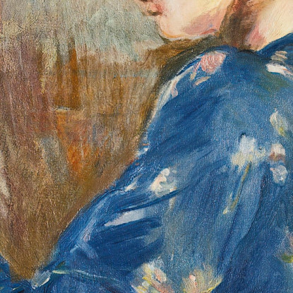 Giovane Ragazza Che Scrive Berthe Morisot bmr18 quadro stampato su tela