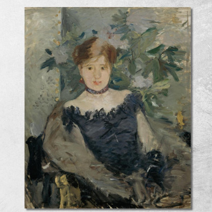 Il Corpetto Nero Berthe Morisot bmr20 quadro stampato su tela