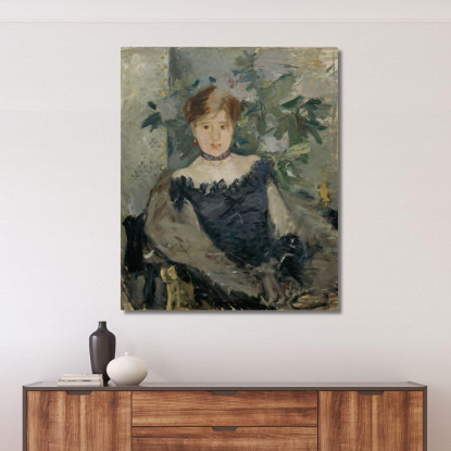 Il Corpetto Nero Berthe Morisot bmr20 quadro stampato su tela