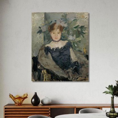 Il Corpetto Nero Berthe Morisot bmr20 quadro stampato su tela