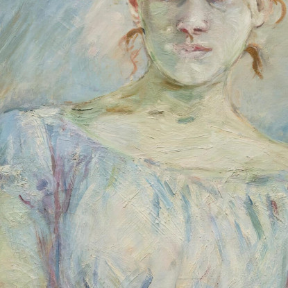 Paule Gobillard In Abito Da Ballo Berthe Morisot bmr25 quadro stampato su tela