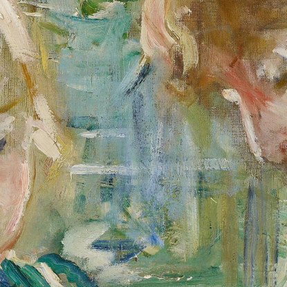 La Figlia Dell'Artista Julie Con La Sua Bambinaia Berthe Morisot bmr35 quadro stampato su tela