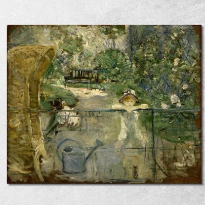 La Sedia A Cesta Berthe Morisot bmr39 quadro stampato su tela