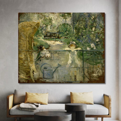 La Sedia A Cesta Berthe Morisot bmr39 quadro stampato su tela