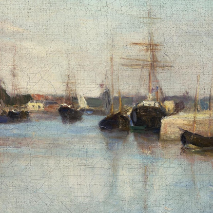 Il Porto Di Lorient Berthe Morisot bmr43 quadro stampato su tela