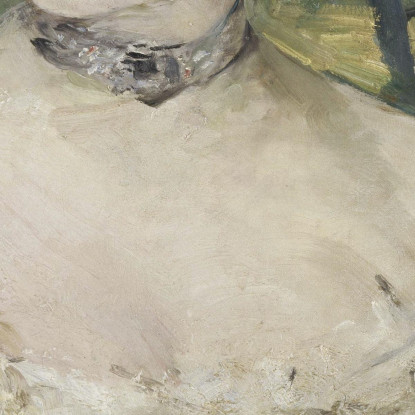 Giovane Ragazza In Abito Da Ballo Berthe Morisot bmr54 quadro stampato su tela