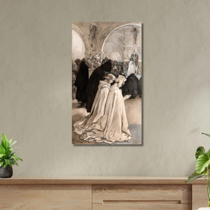 Illustrazione Per Singoalla – Il Vento È Il Mio Amante Di Viktor Rydberg Carl Larsson clr26 quadro stampato su tela