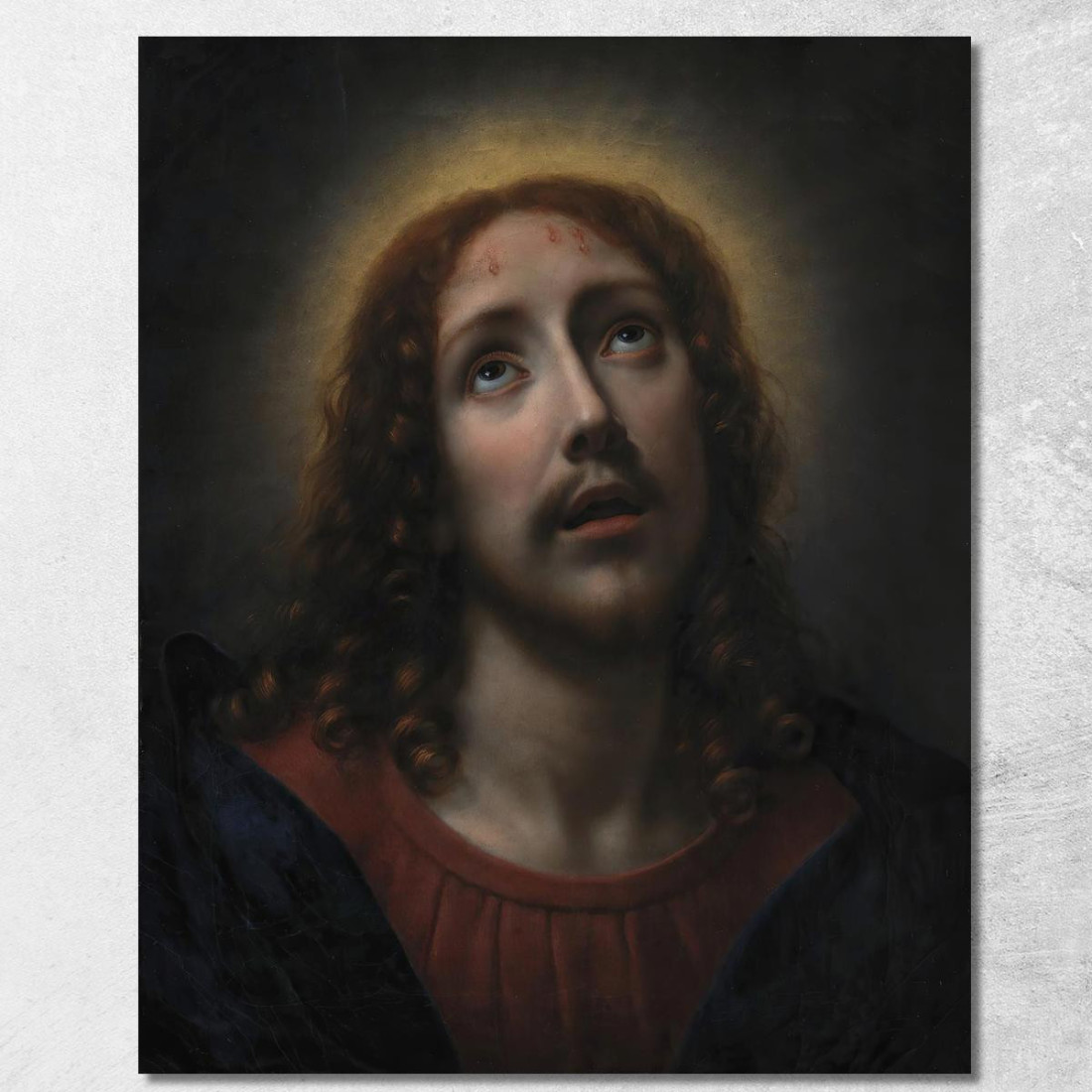 Agonia Di Cristo Nel Giardino Del Getsemani Carlo Dolci cdl2 quadro stampato su tela Agonia Di Cristo Nel Giardino Del Getsemani Carlo Dolci cdl2 quadro stampato su tela