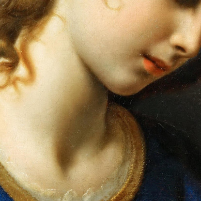L'Angelo Dell'Annunciazione Carlo Dolci cdl8 quadro stampato su tela