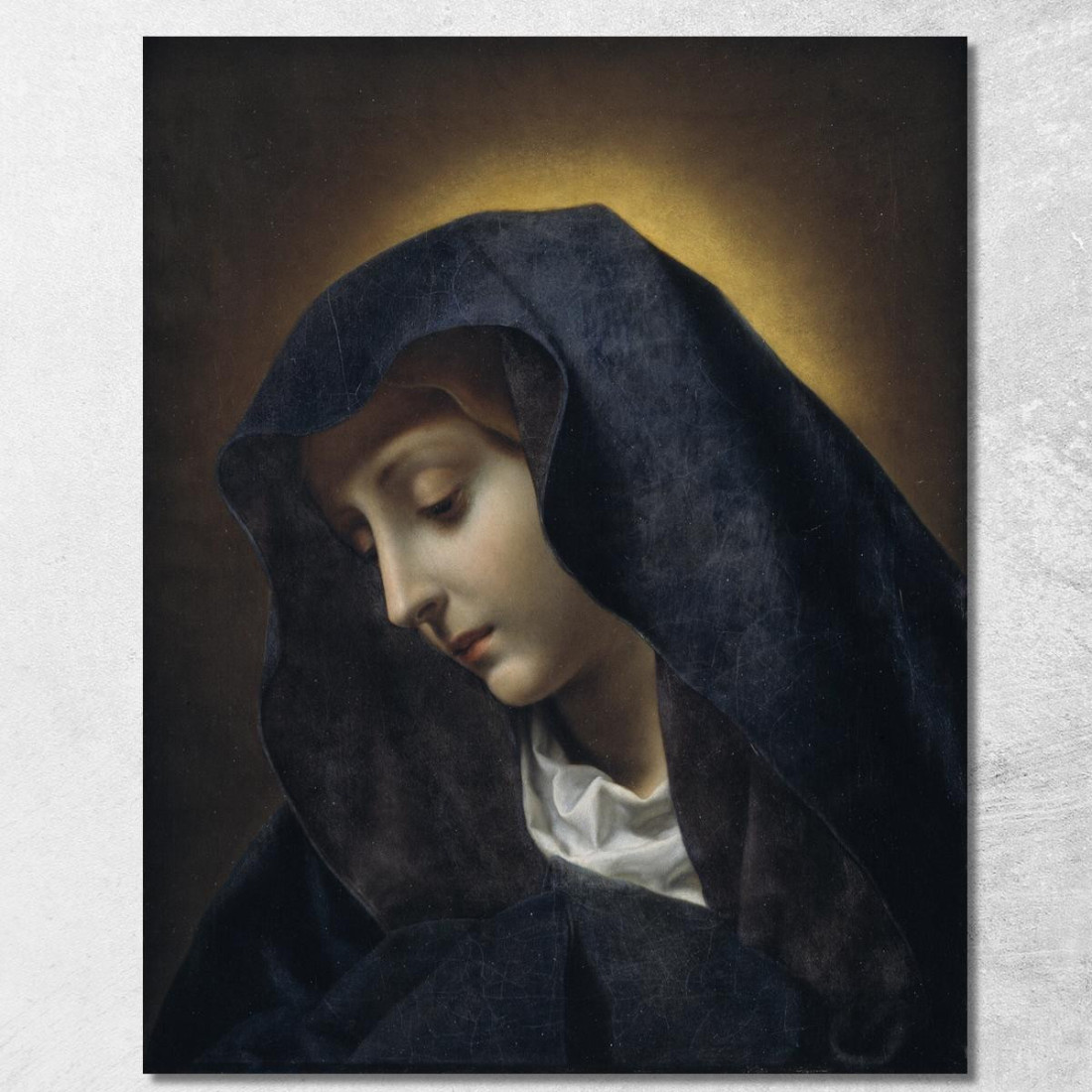 La Vergine Carlo Dolci cdl12 quadro stampato su tela