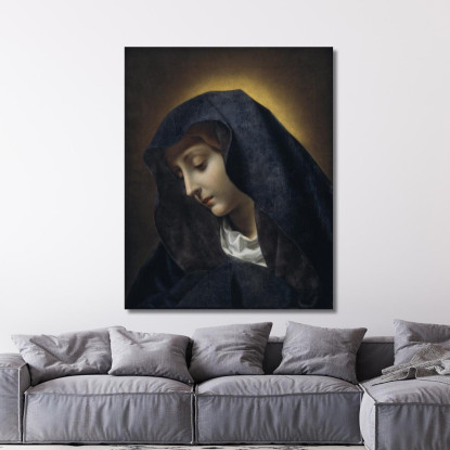 La Vergine Carlo Dolci cdl12 quadro stampato su tela