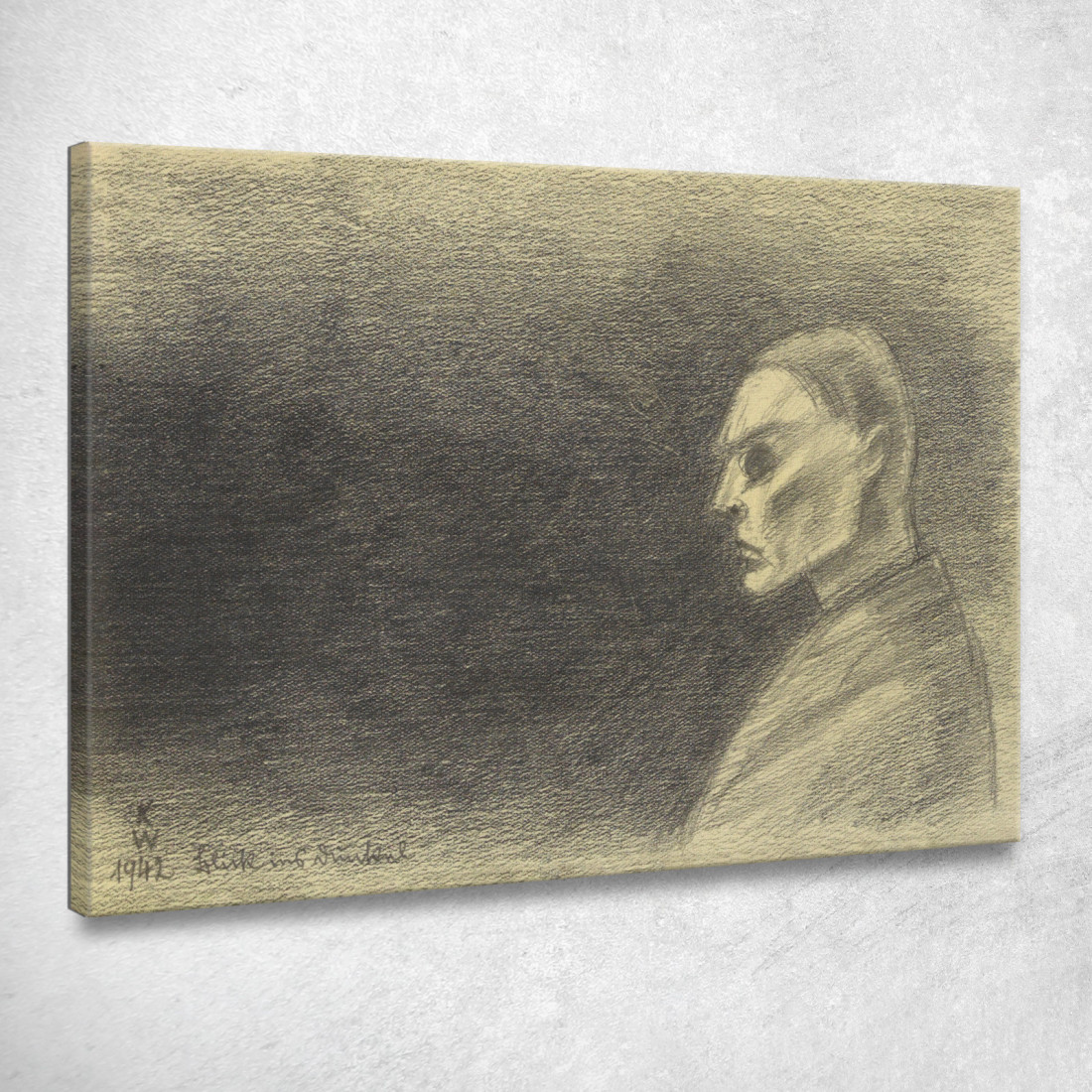 Guarda Nel Buio Karl Wiener kwn76 quadro stampato su tela Guarda Nel Buio Karl Wiener kwn76 quadro stampato su tela