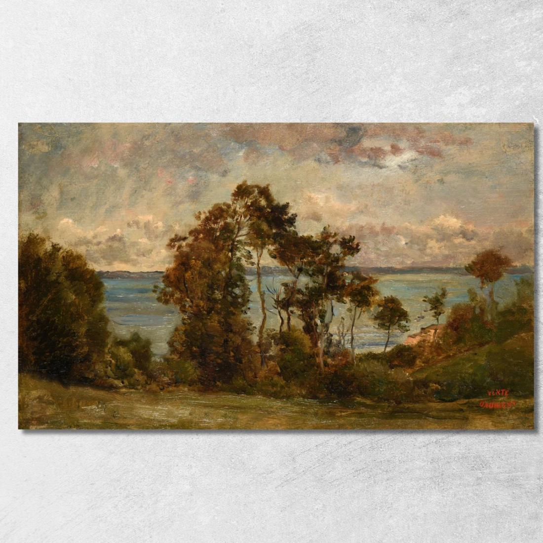 Les Hauts De Villerville Charles François Daubigny cfd50 quadro stampato su tela Les Hauts De Villerville Charles François Daubigny cfd50 quadro stampato su tela