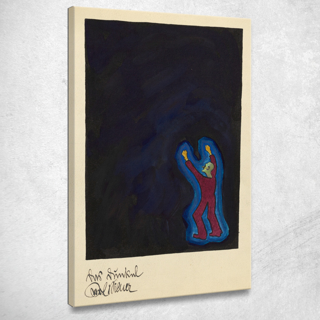 Il Buio Karl Wiener kwn93 quadro stampato su tela Il Buio Karl Wiener kwn93 quadro stampato su tela