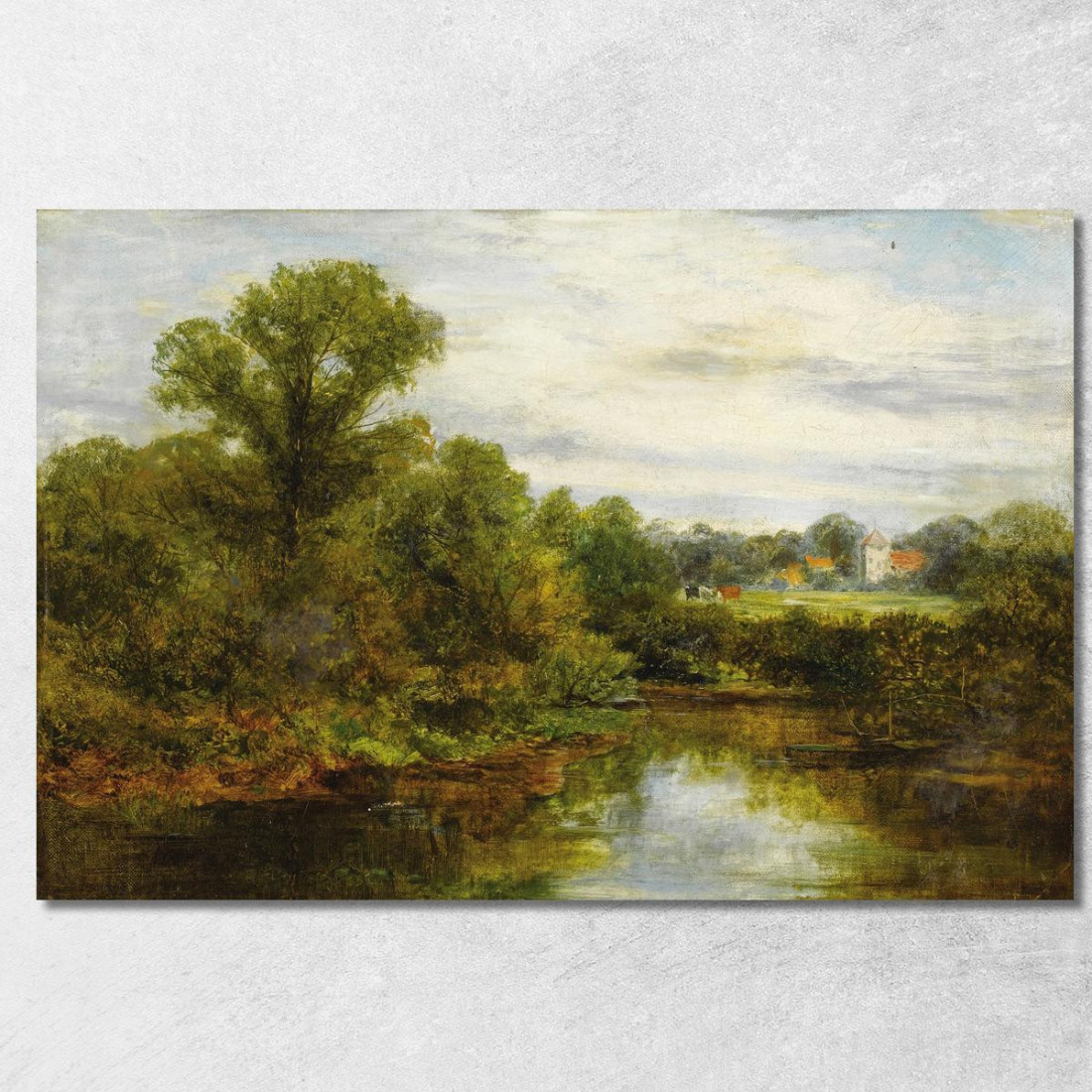 Estate Edward Mitchell Bannister emb29 quadro stampato su tela Estate Edward Mitchell Bannister emb29 quadro stampato su tela